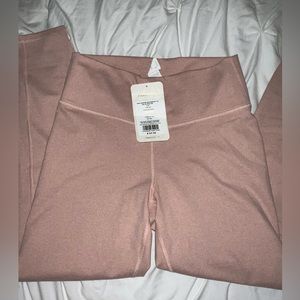 Fabletics High Waisted Heatherknit 7/8 Leggings NEW